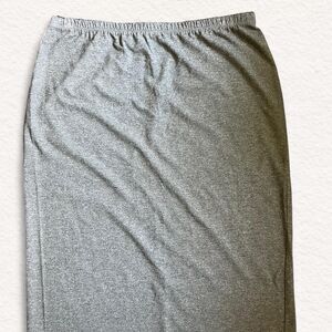 J Jill Women's Gray Stretch Skirt size Small  work casual office siren